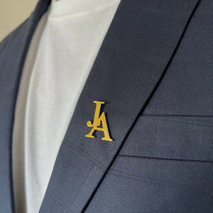 Letter Brooch