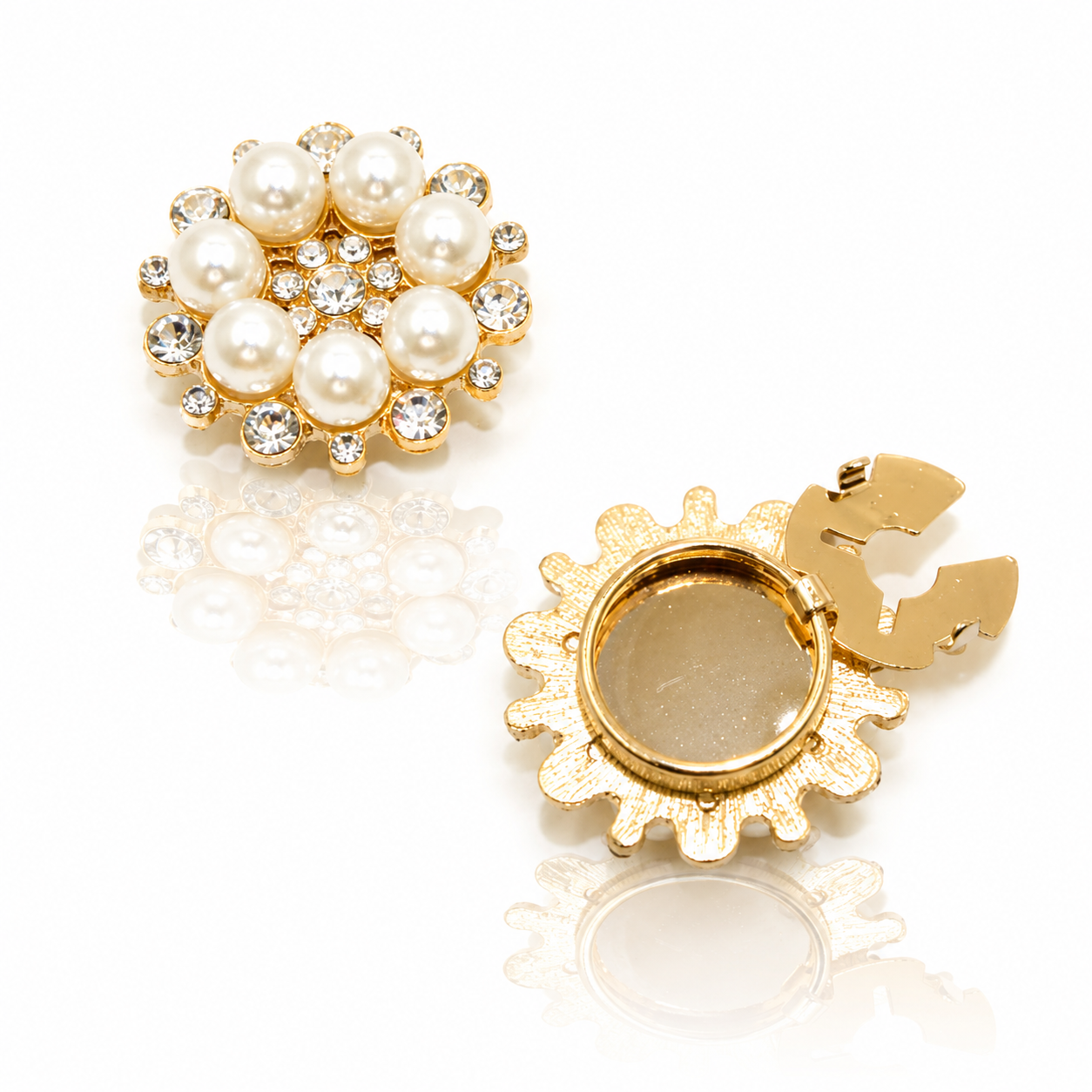 Royale Blossom Button Cover
