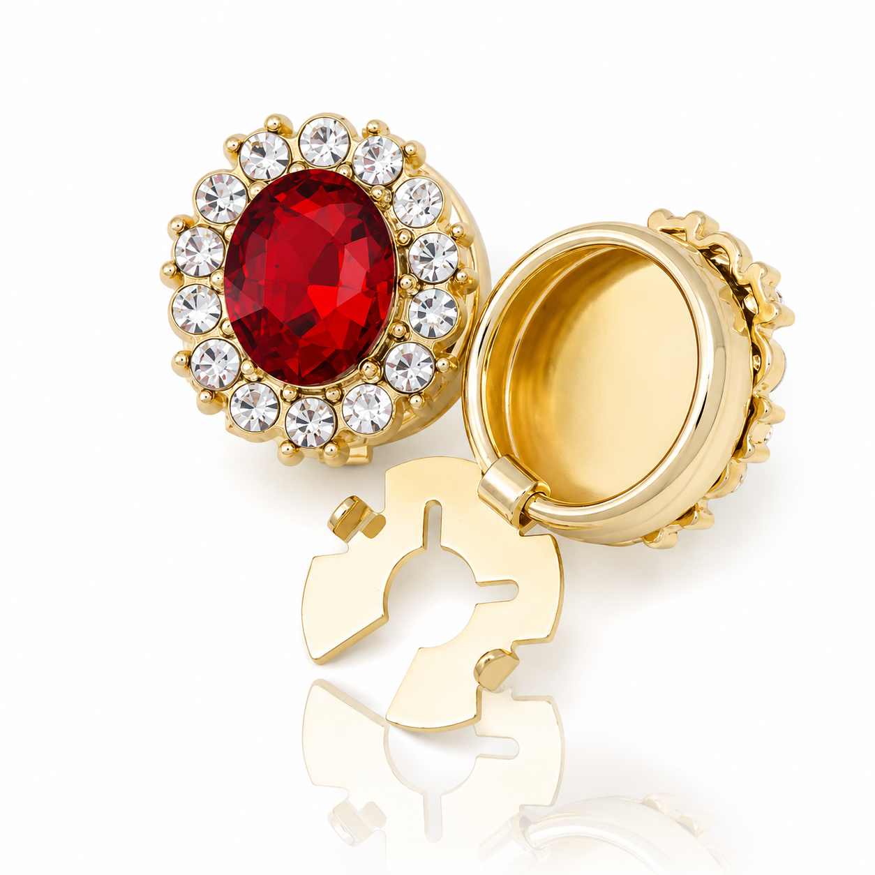 Royal Ruby Button Cover