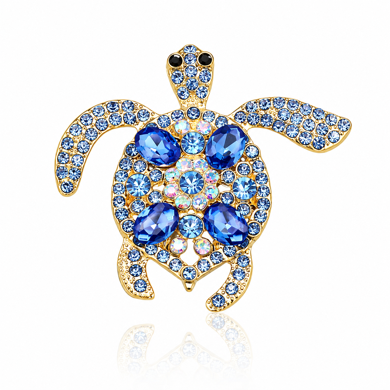 Sapphire Sea Turtle Button Cover