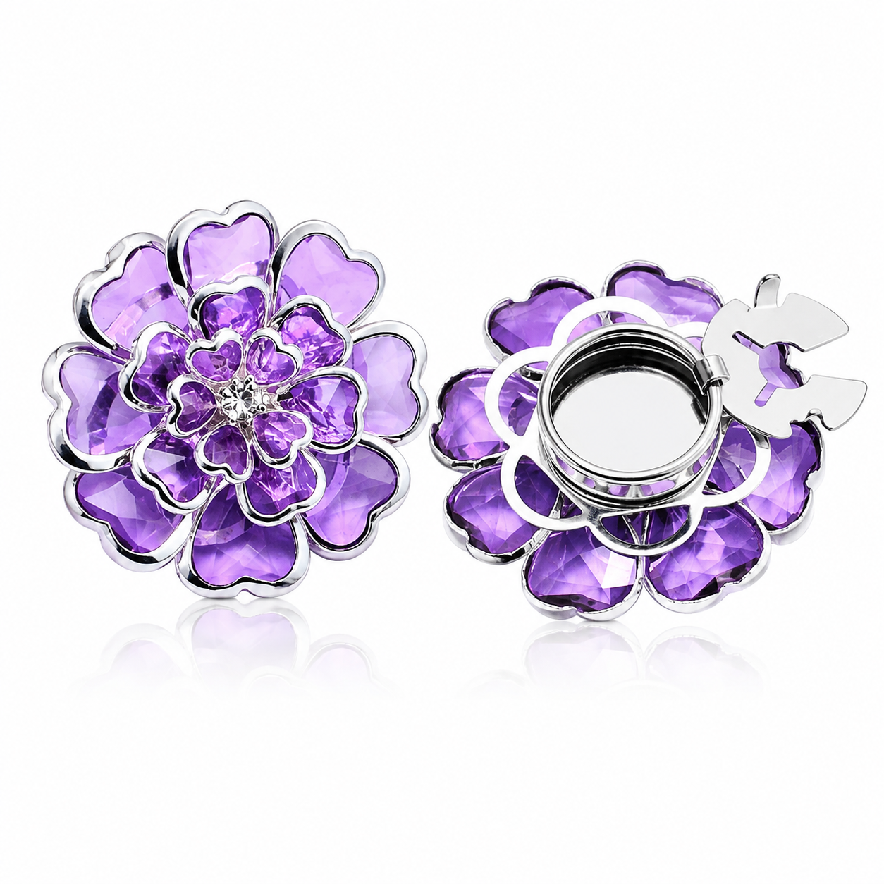 Amethyst Majesty Button Cover