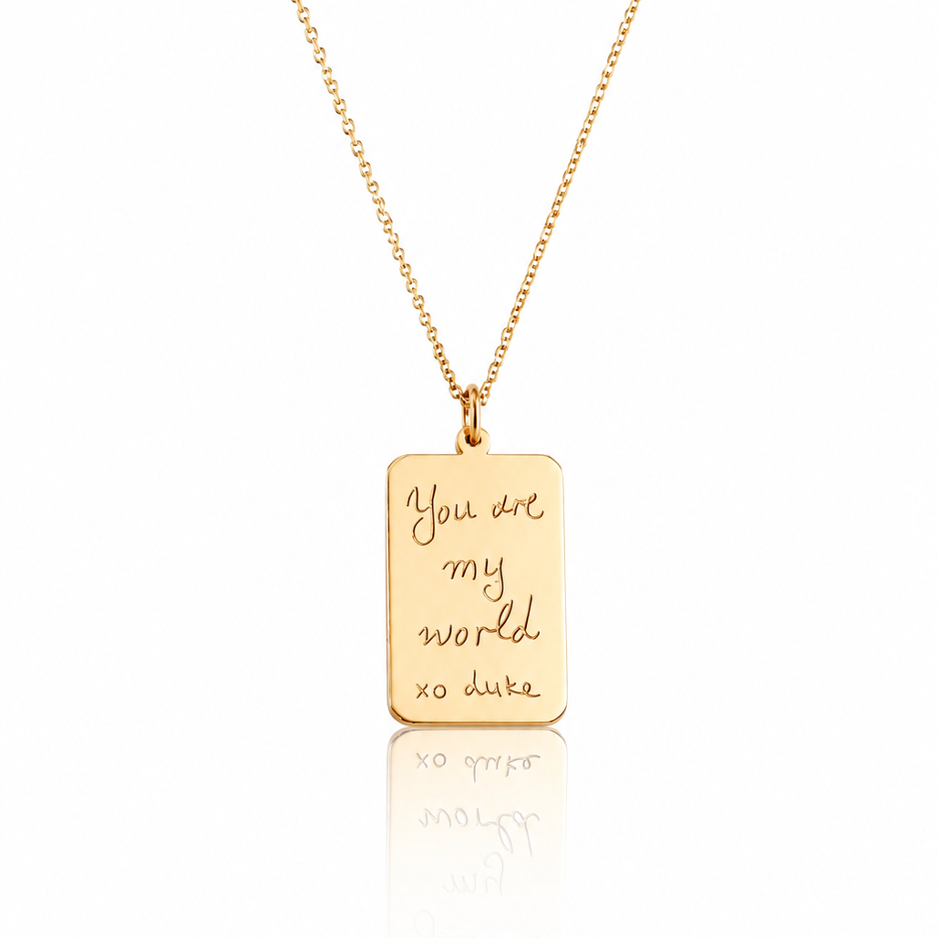 Tag From Heart Necklace