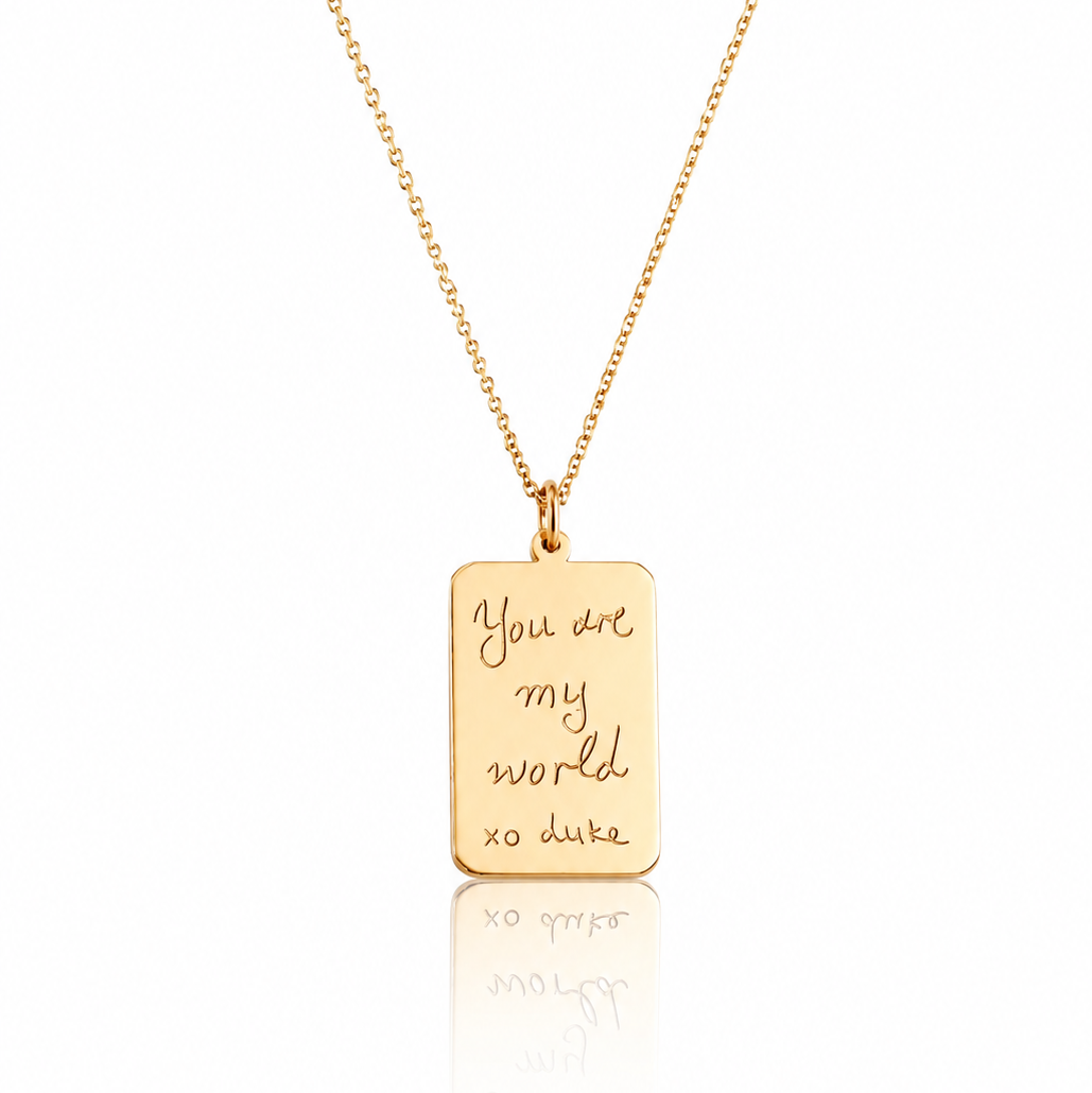 Note From Heart Necklace