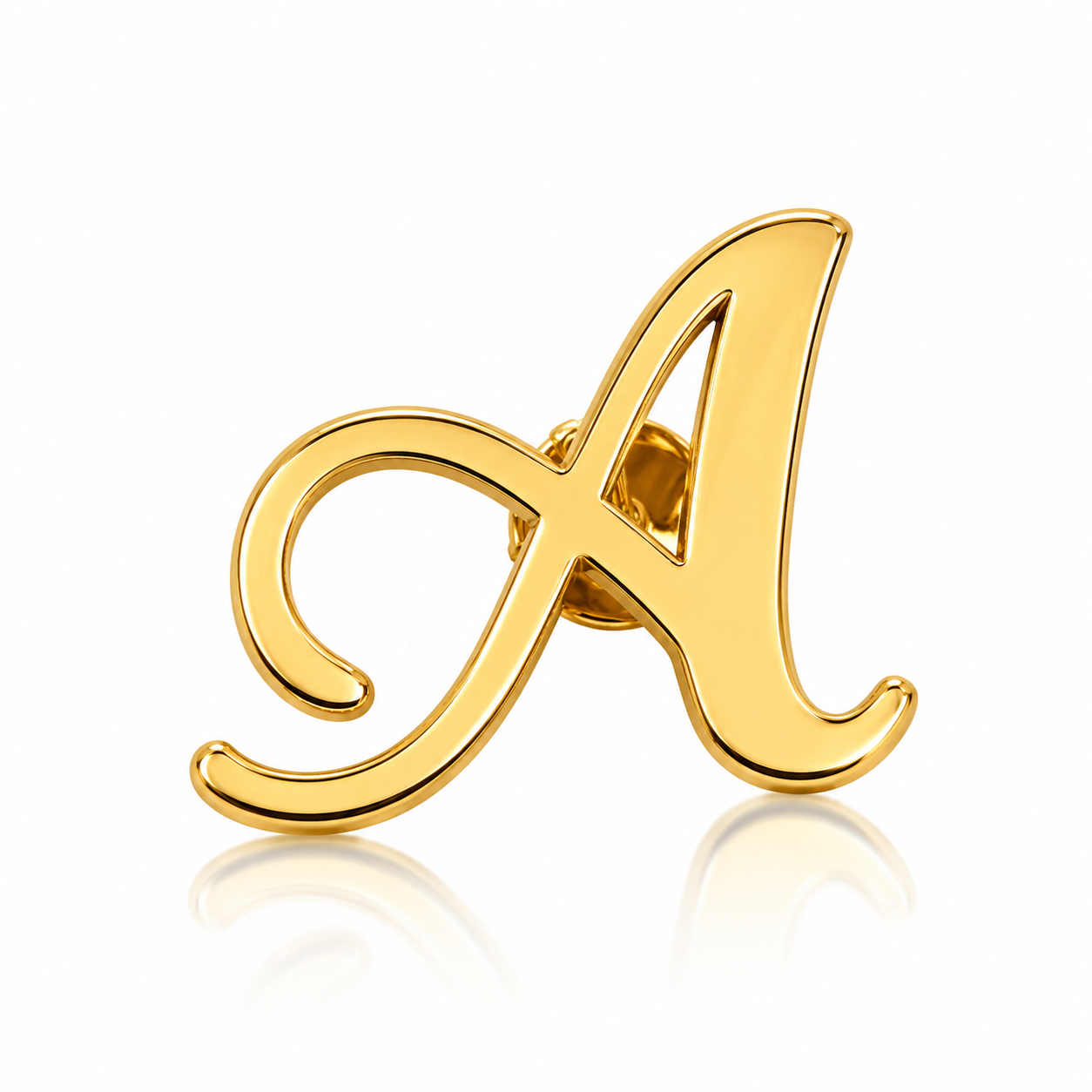 Single Initial Brooch