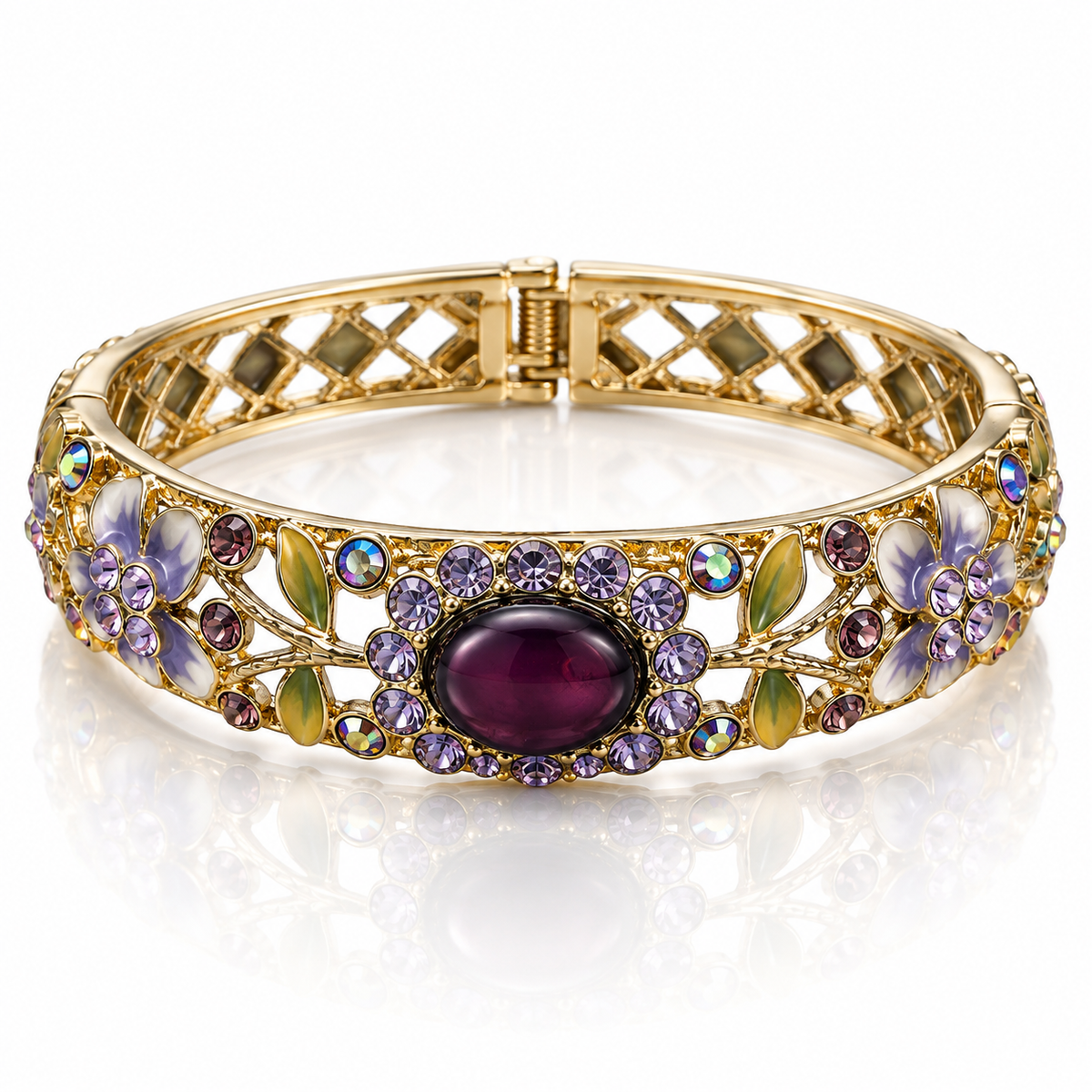 Purple Blossom Bracelet