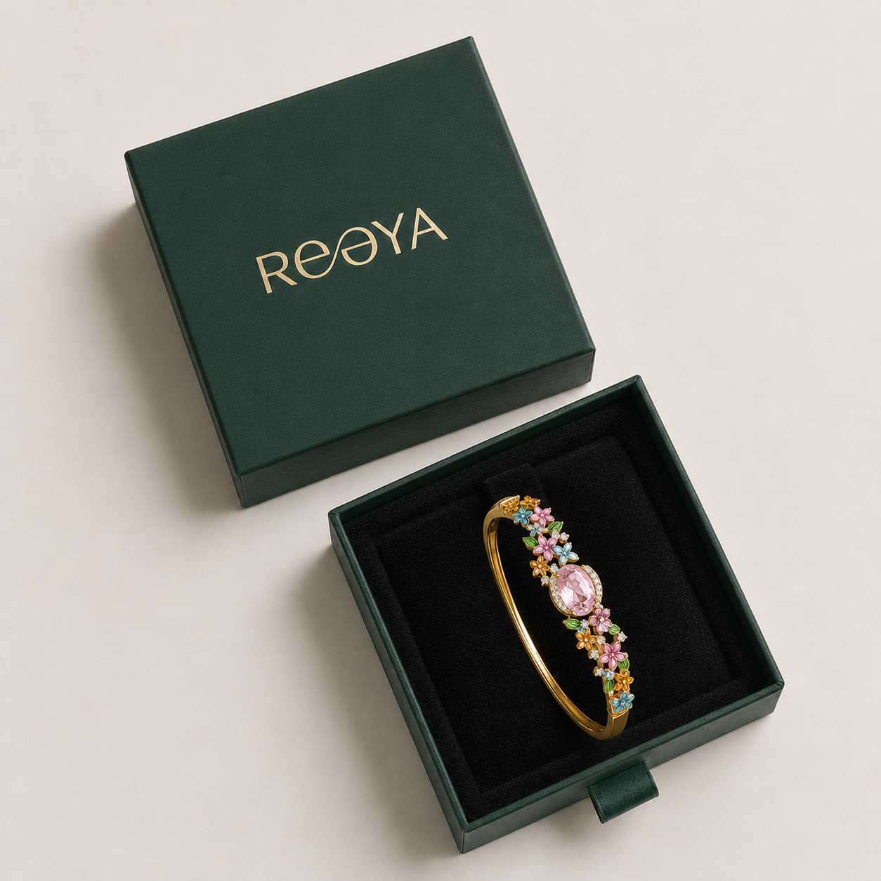 Blush Garden Floral Bracelet