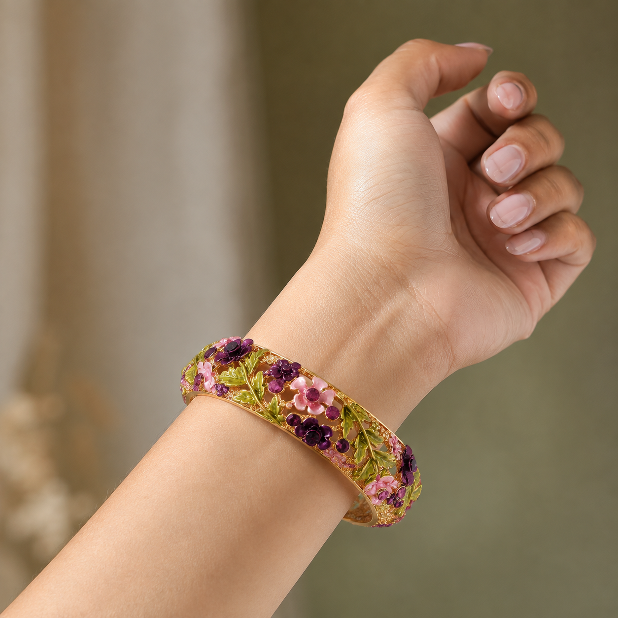 Plum Blossom Garden Bracelet