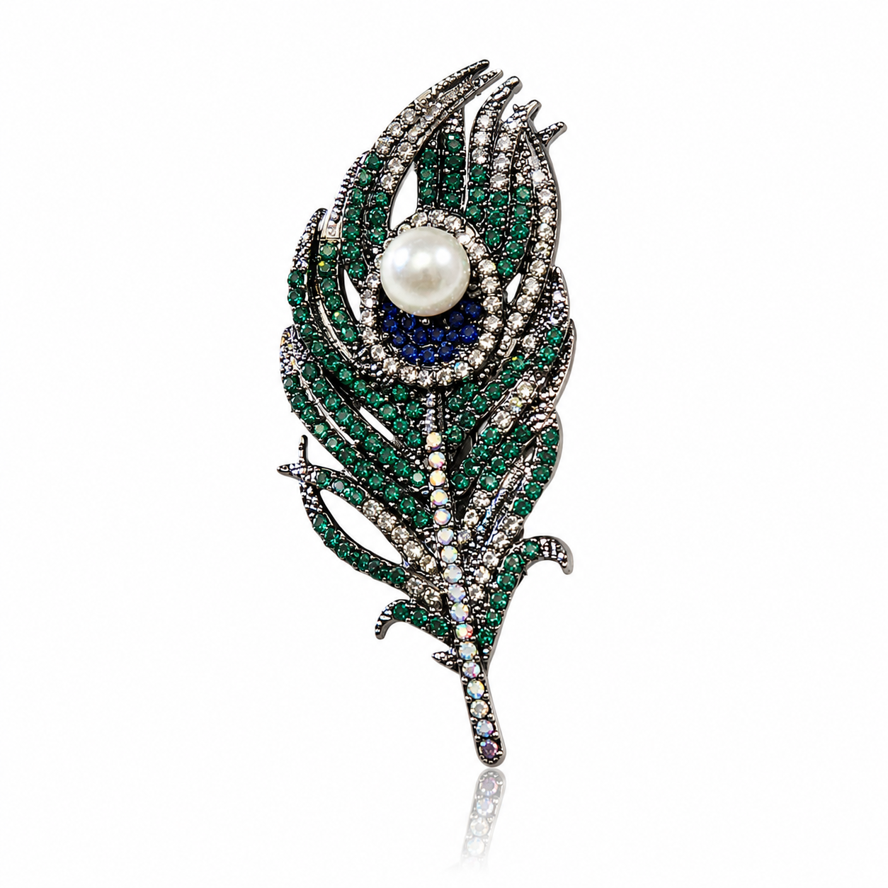 Imperial Feather Brooch