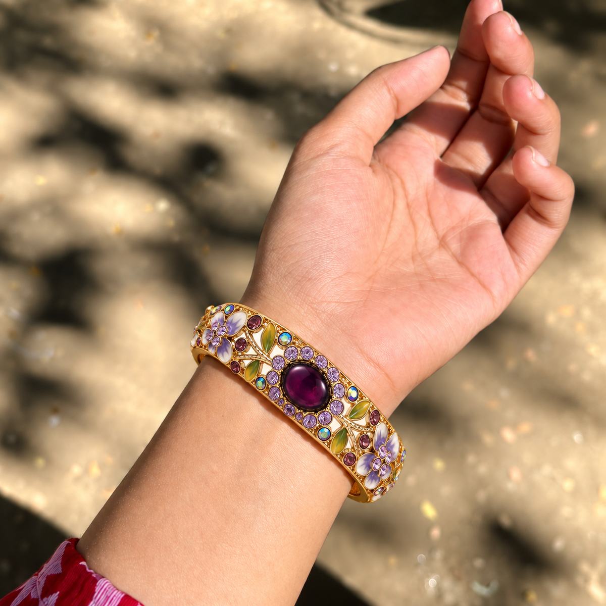 Purple Blossom Bracelet