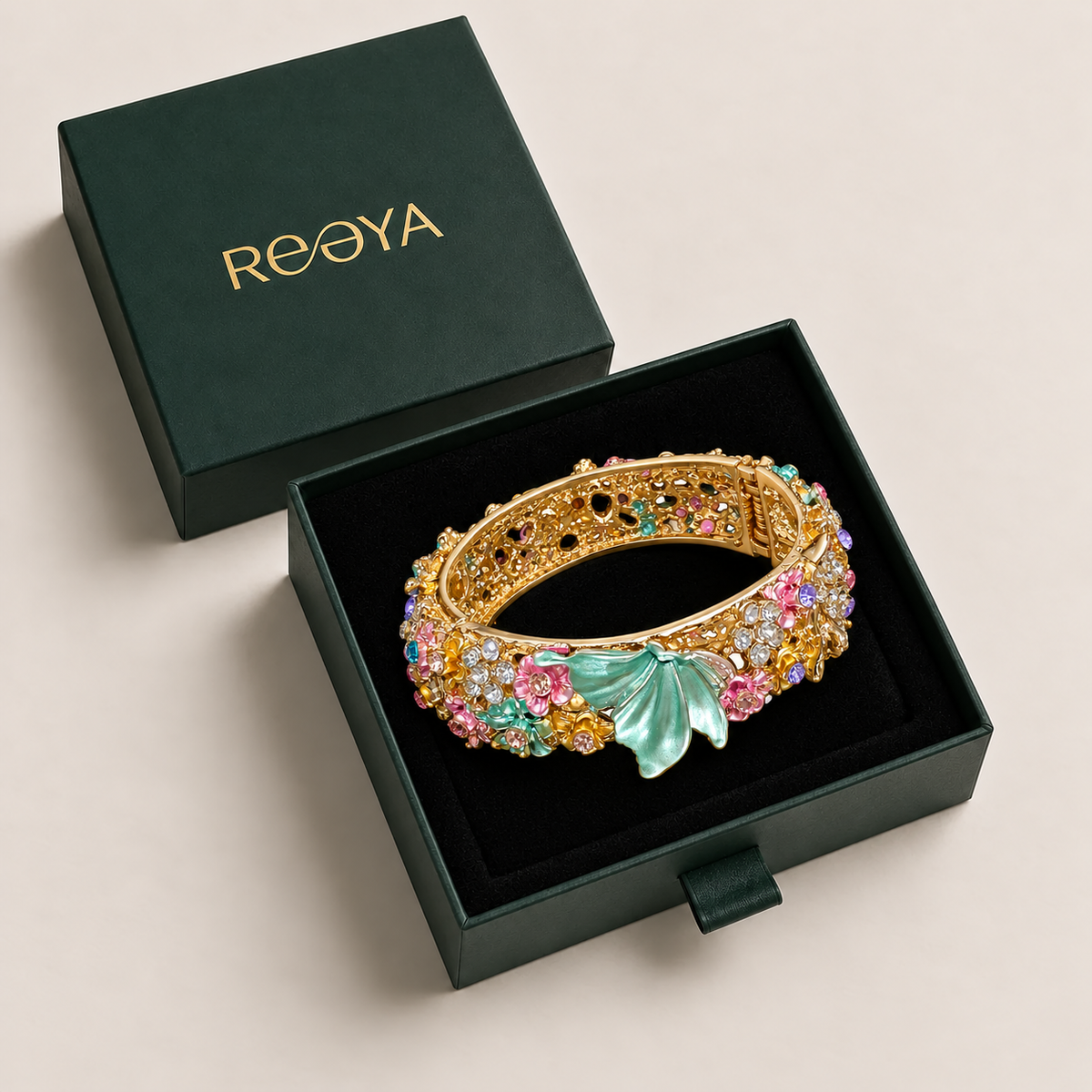 Pastel Leaf Bracelet