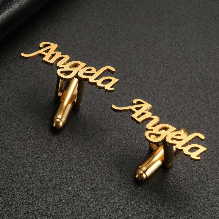 Personalised Name Cufflinks