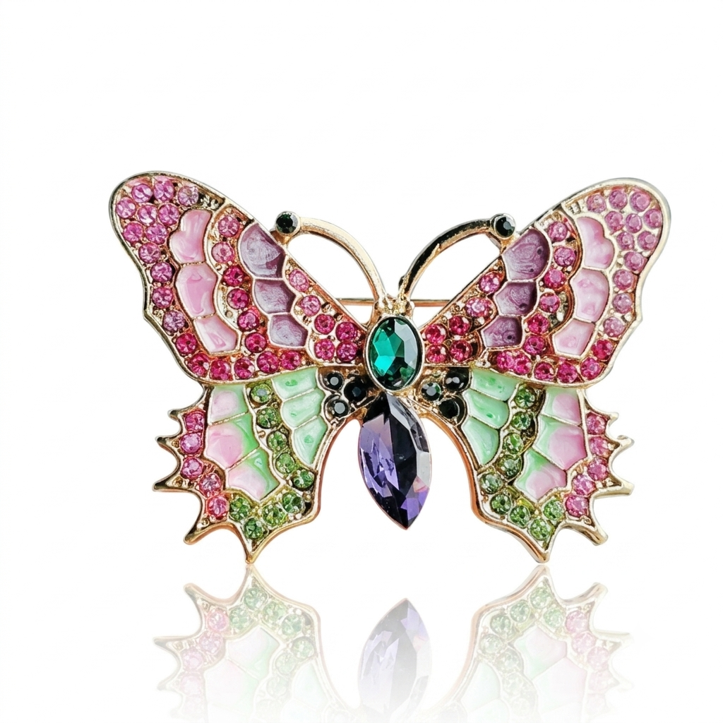 Enchanted Butterfly Brooch Pin