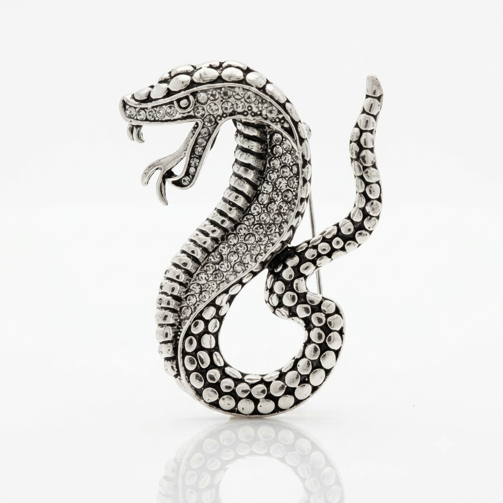 Mystic Cobra Brooch Pin