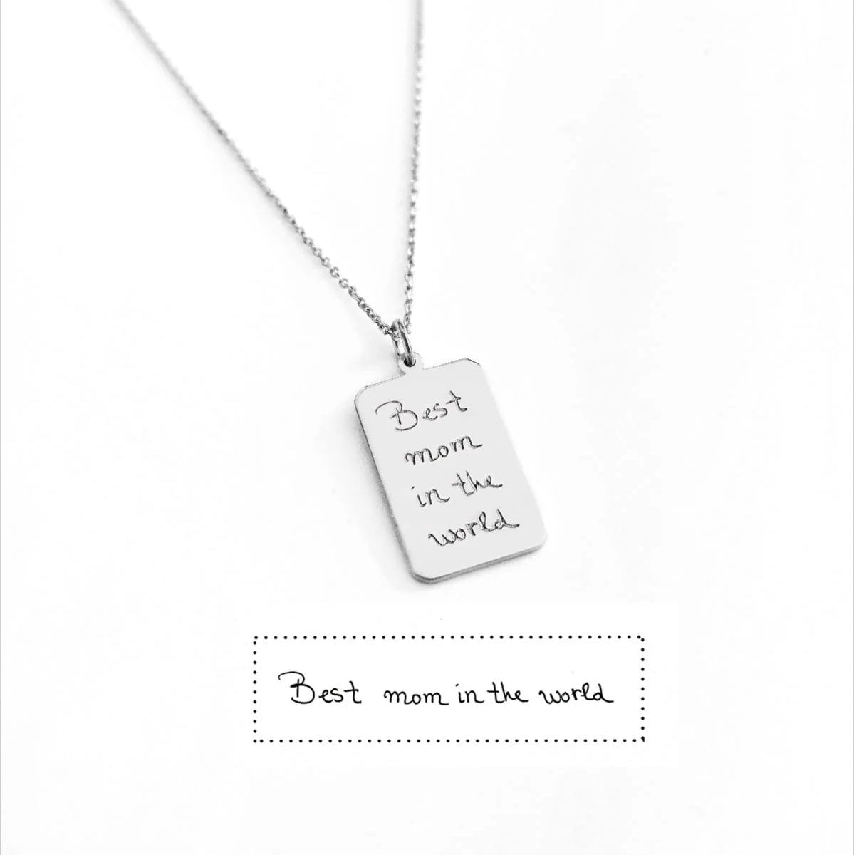 Tag From Heart Necklace