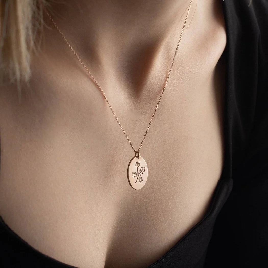 Petal Birthstone Necklace