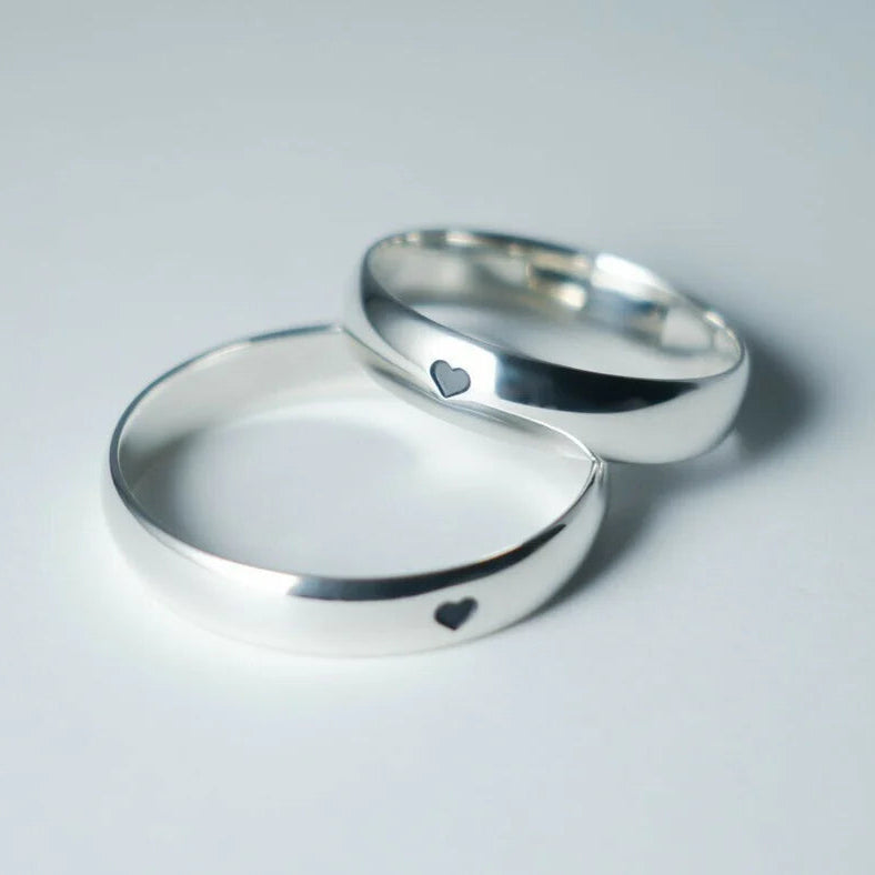Couple Heart Rings