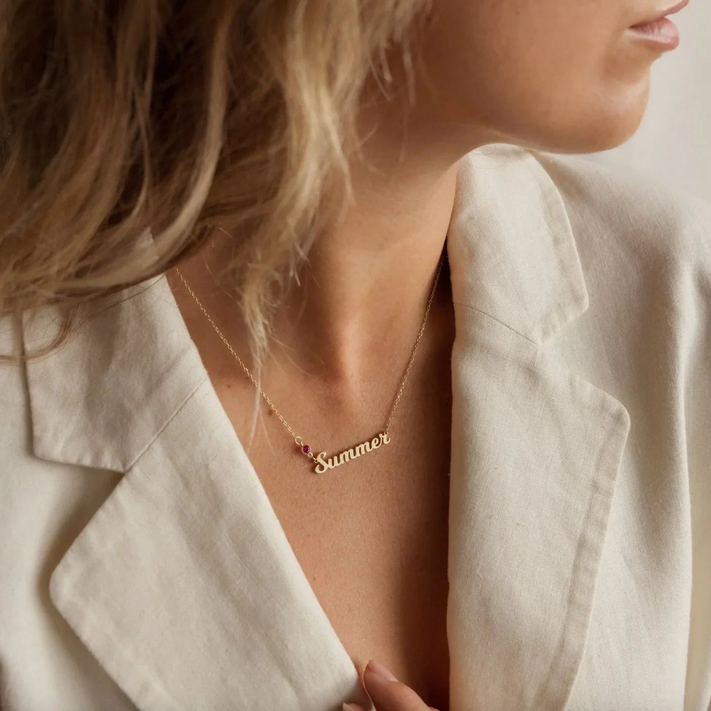 Bloom Name Necklace