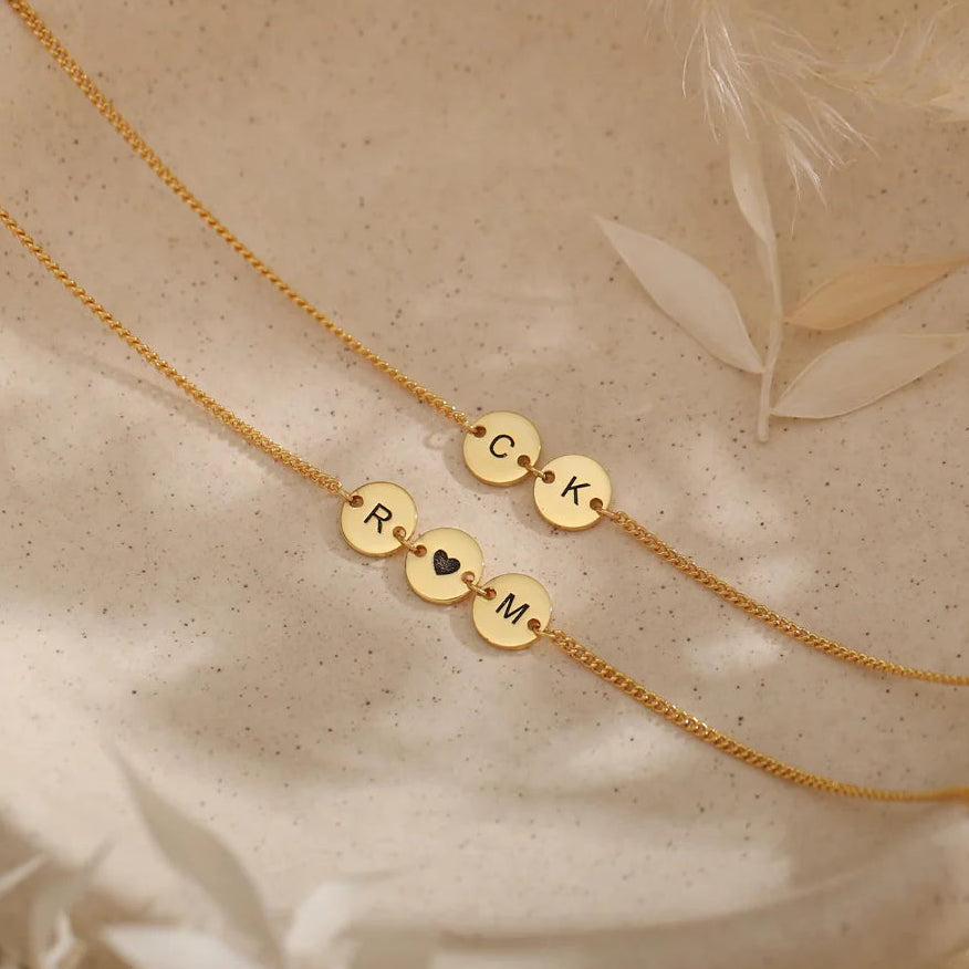 Dual Initial Bracelet