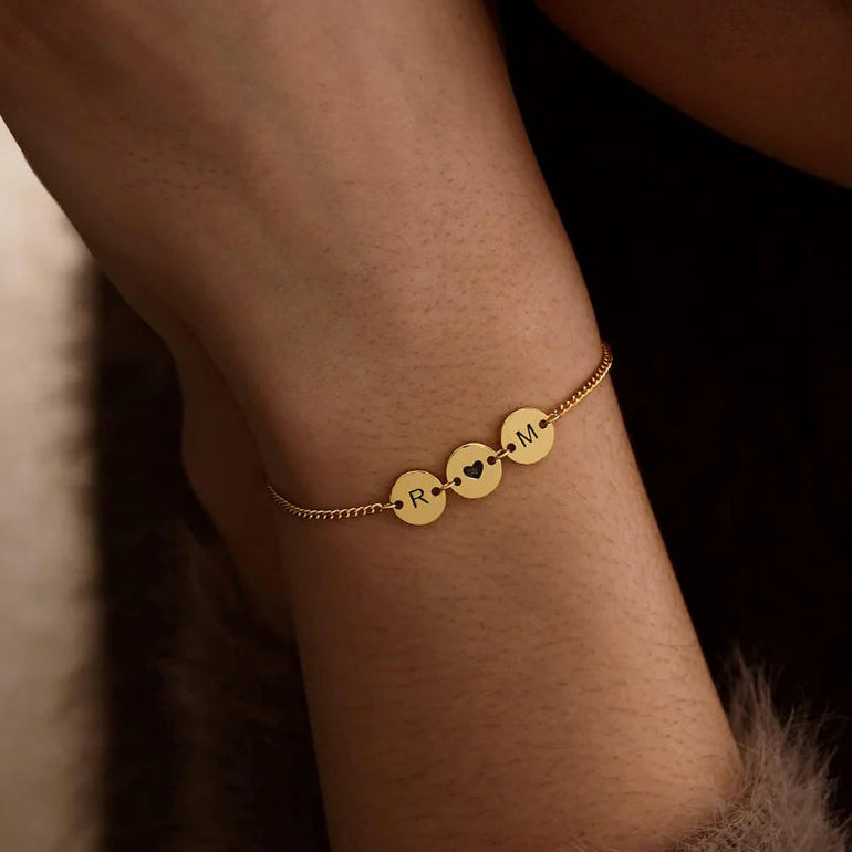 Dual Initial Bracelet