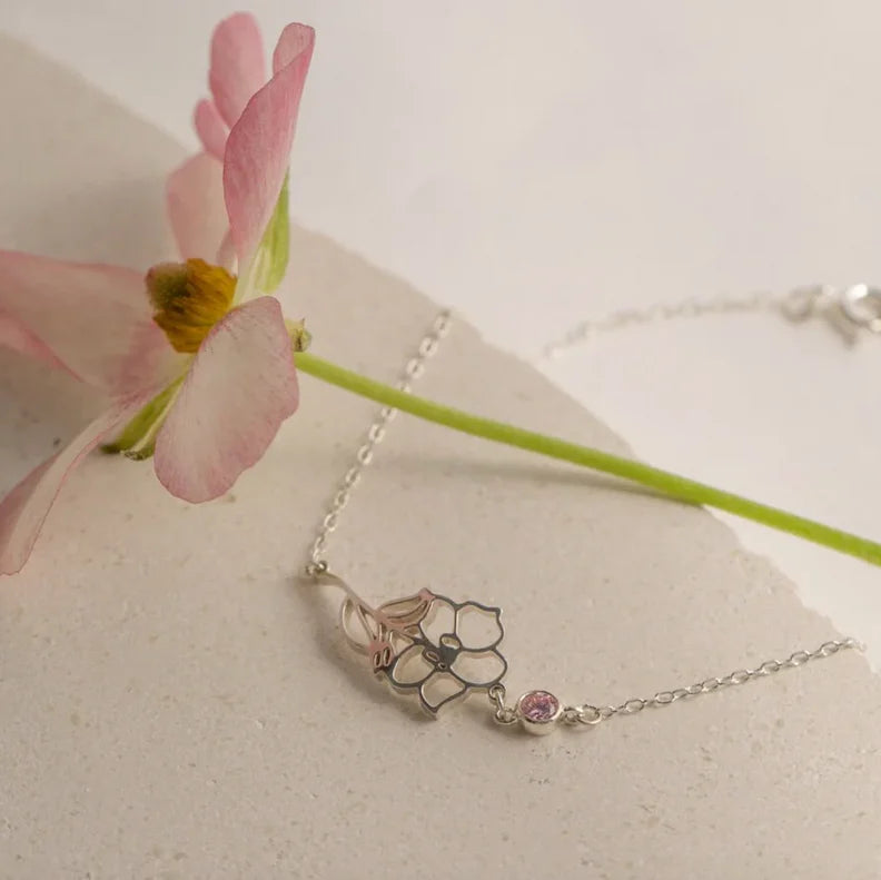Birth Flower Bracelet