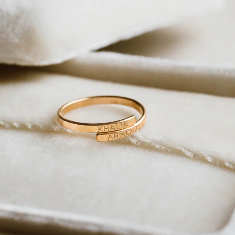 Names Hug Ring