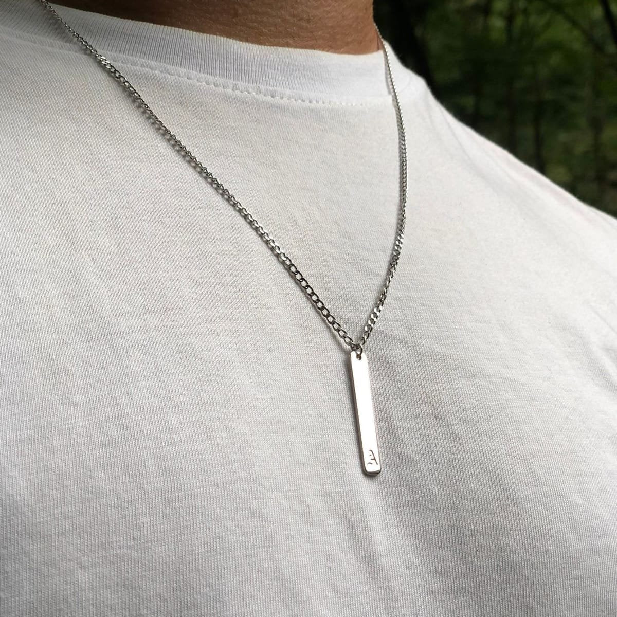 Engraved Tag Necklace