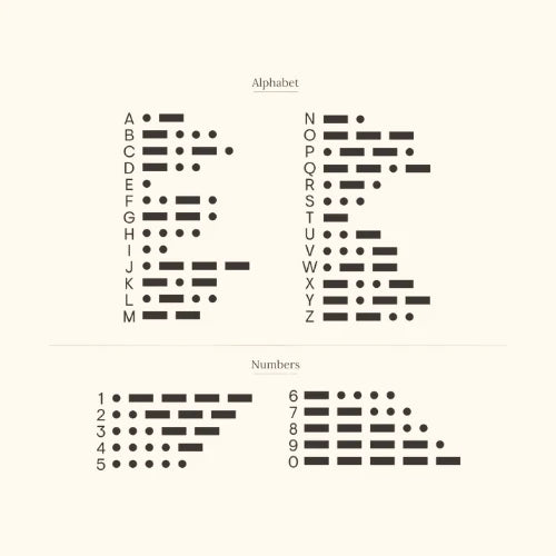 Morse Code Necklace