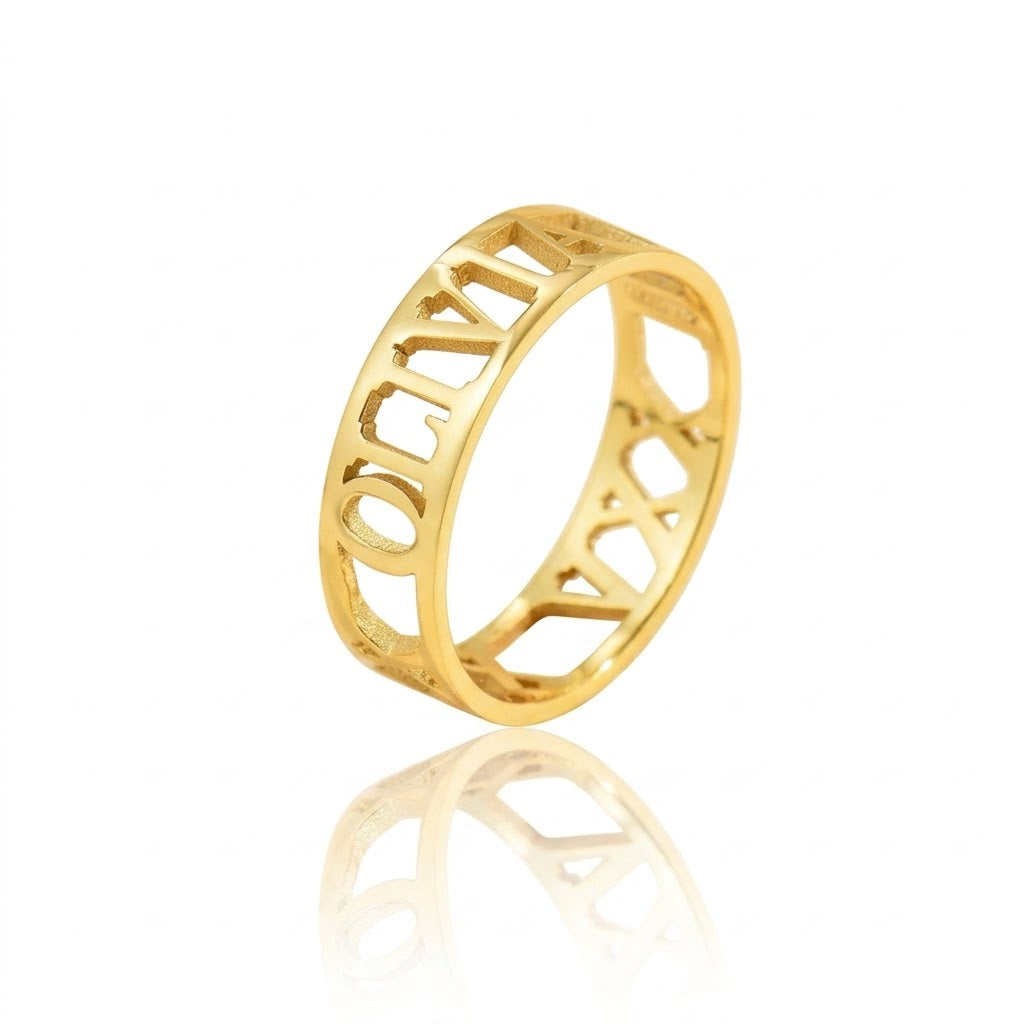Personalised Roman Ring
