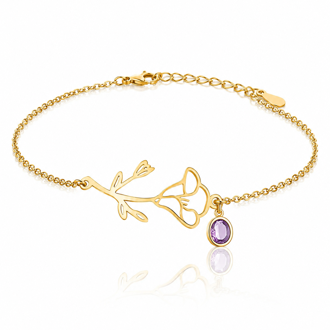 Birth Flower Bracelet