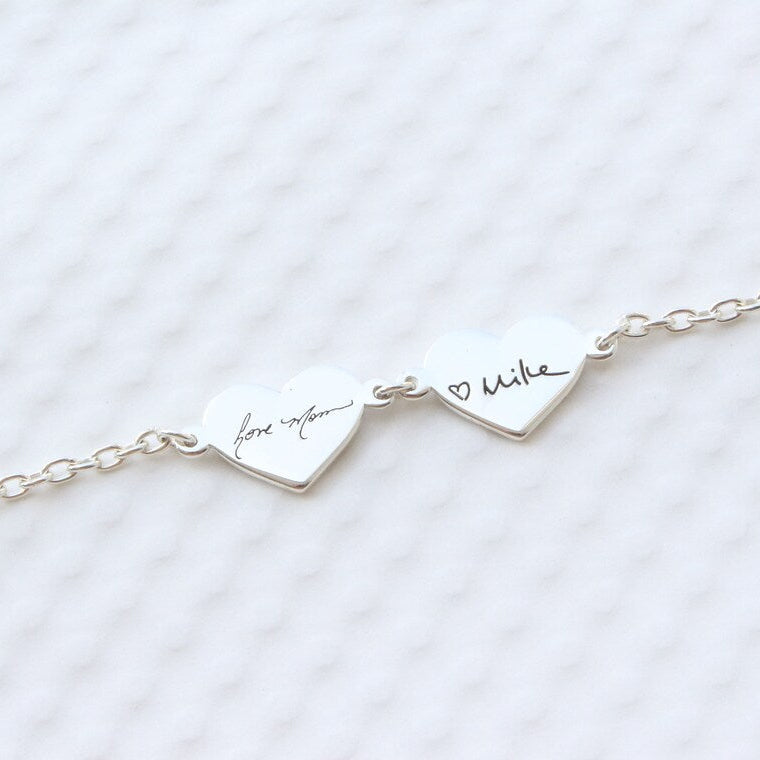 Fingerprint Heart Bracelet