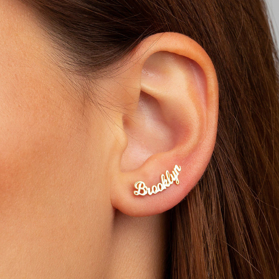 Personalised Name Earrings