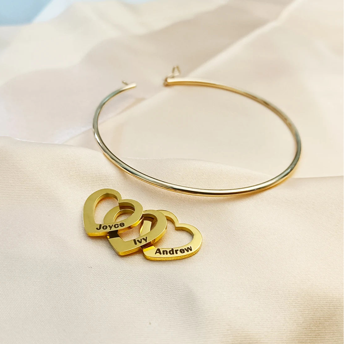 Heart Name Bangle