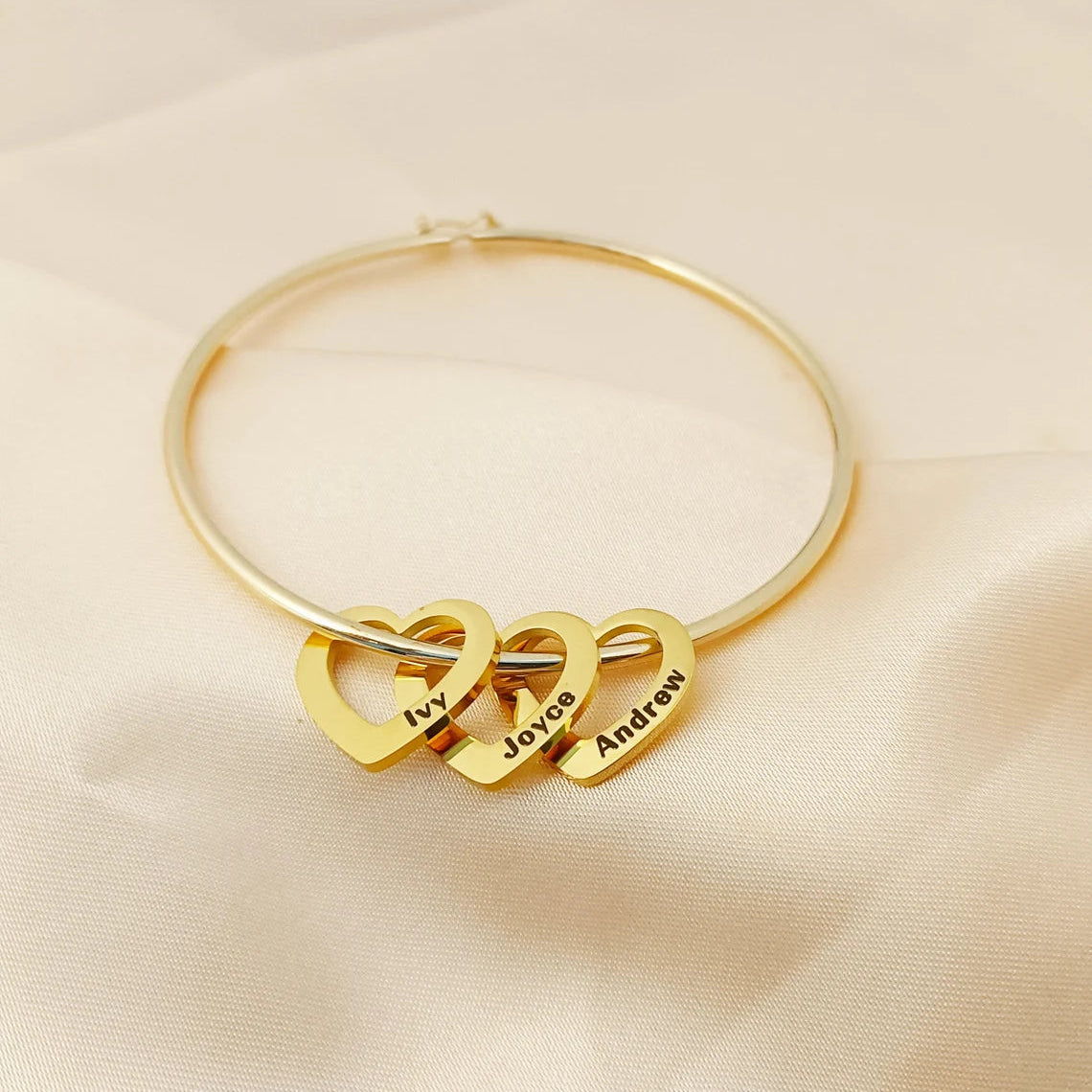 Heart Name Bangle