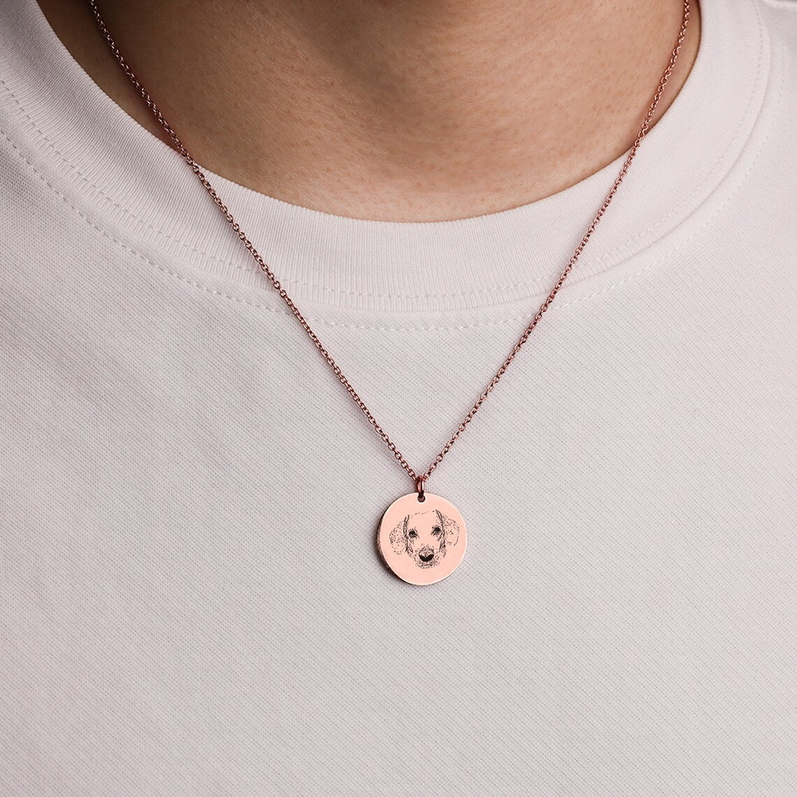 Pet Portrait Necklace