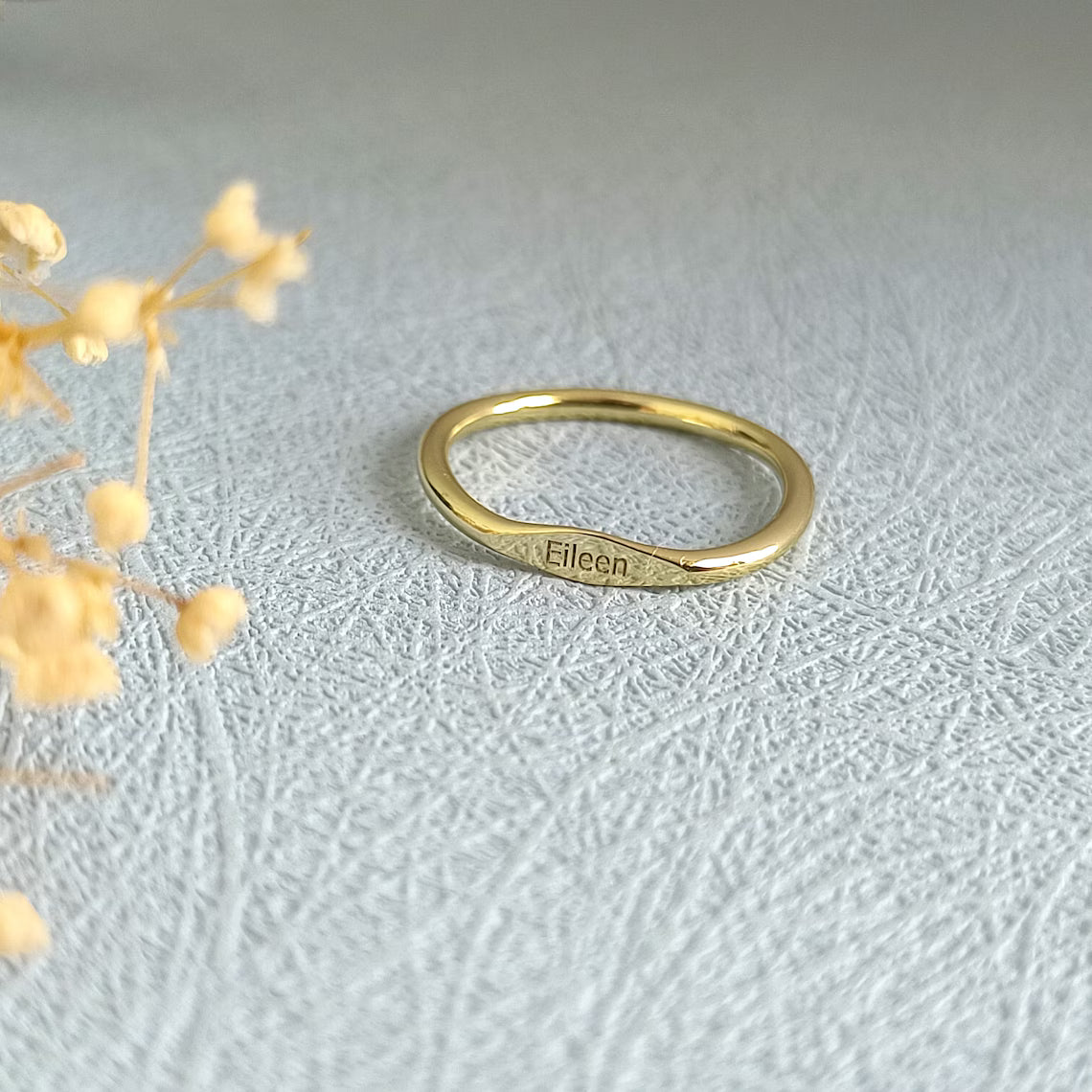 Signature Name Ring
