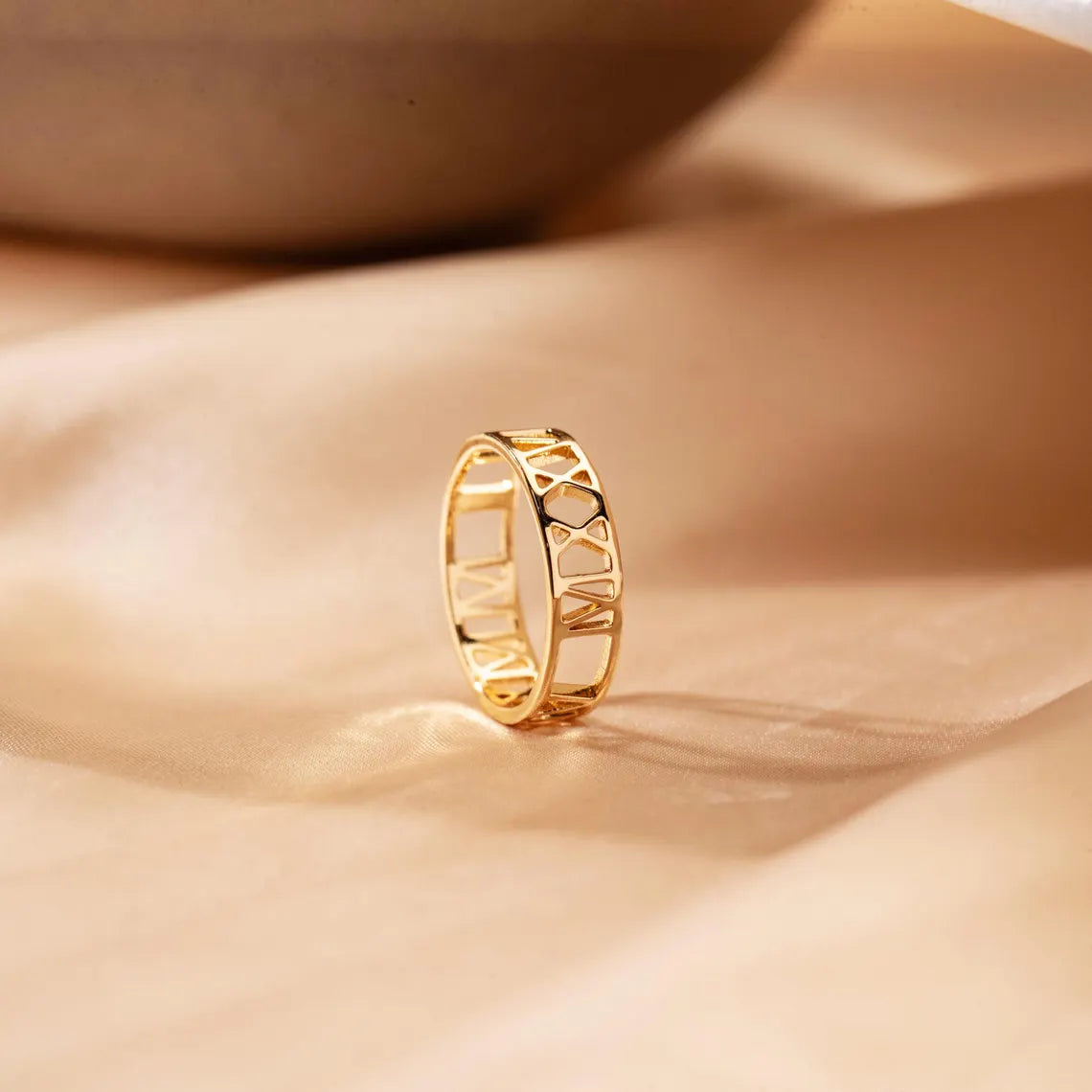 Personalised Roman Ring