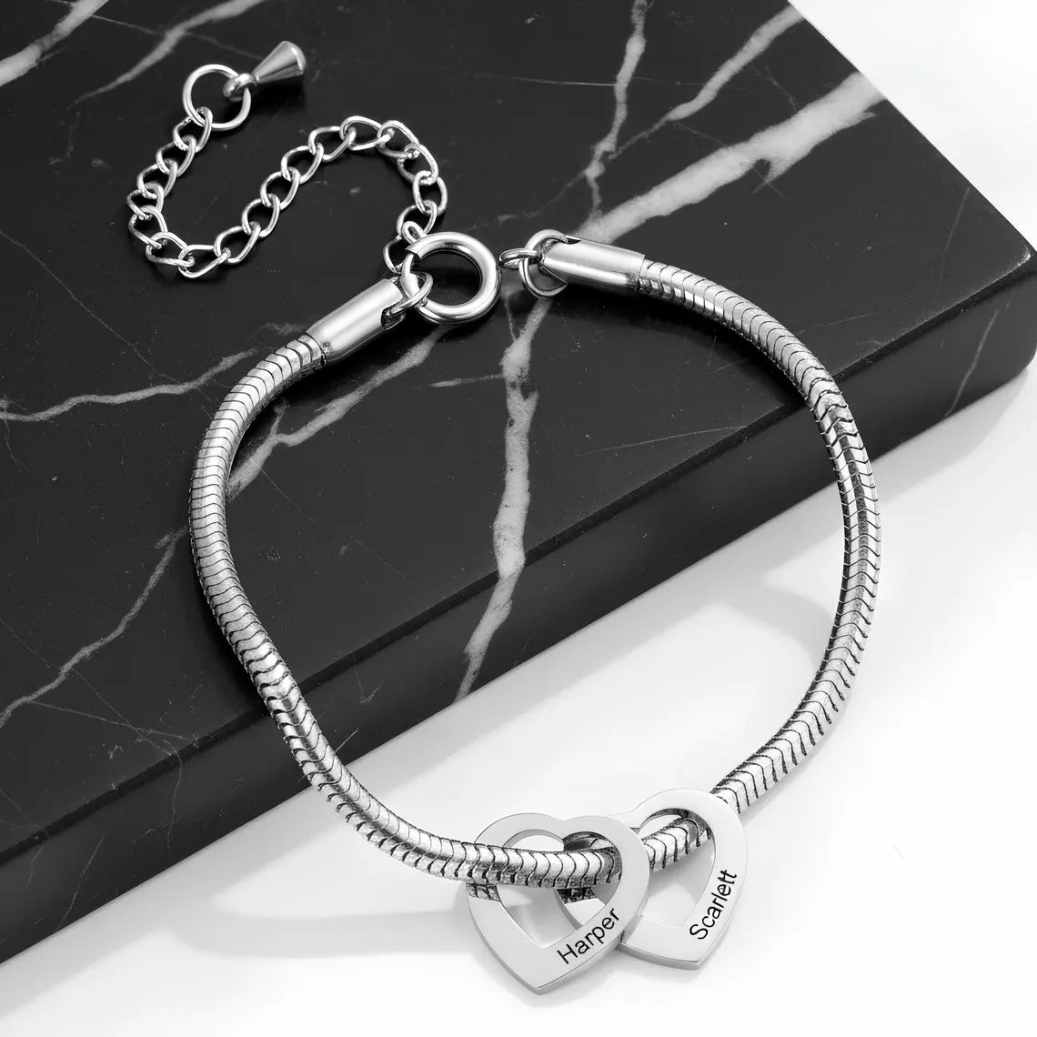 Heart Name Bangle