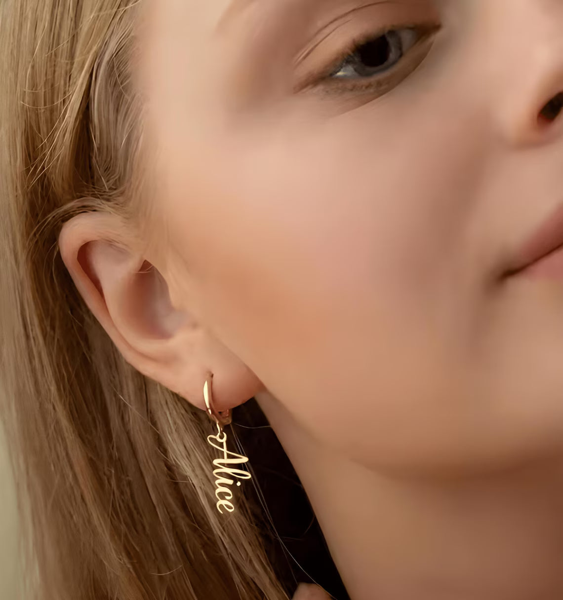 Script Name Earrings
