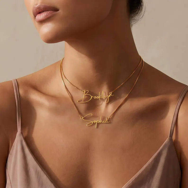 Layered Name Necklace