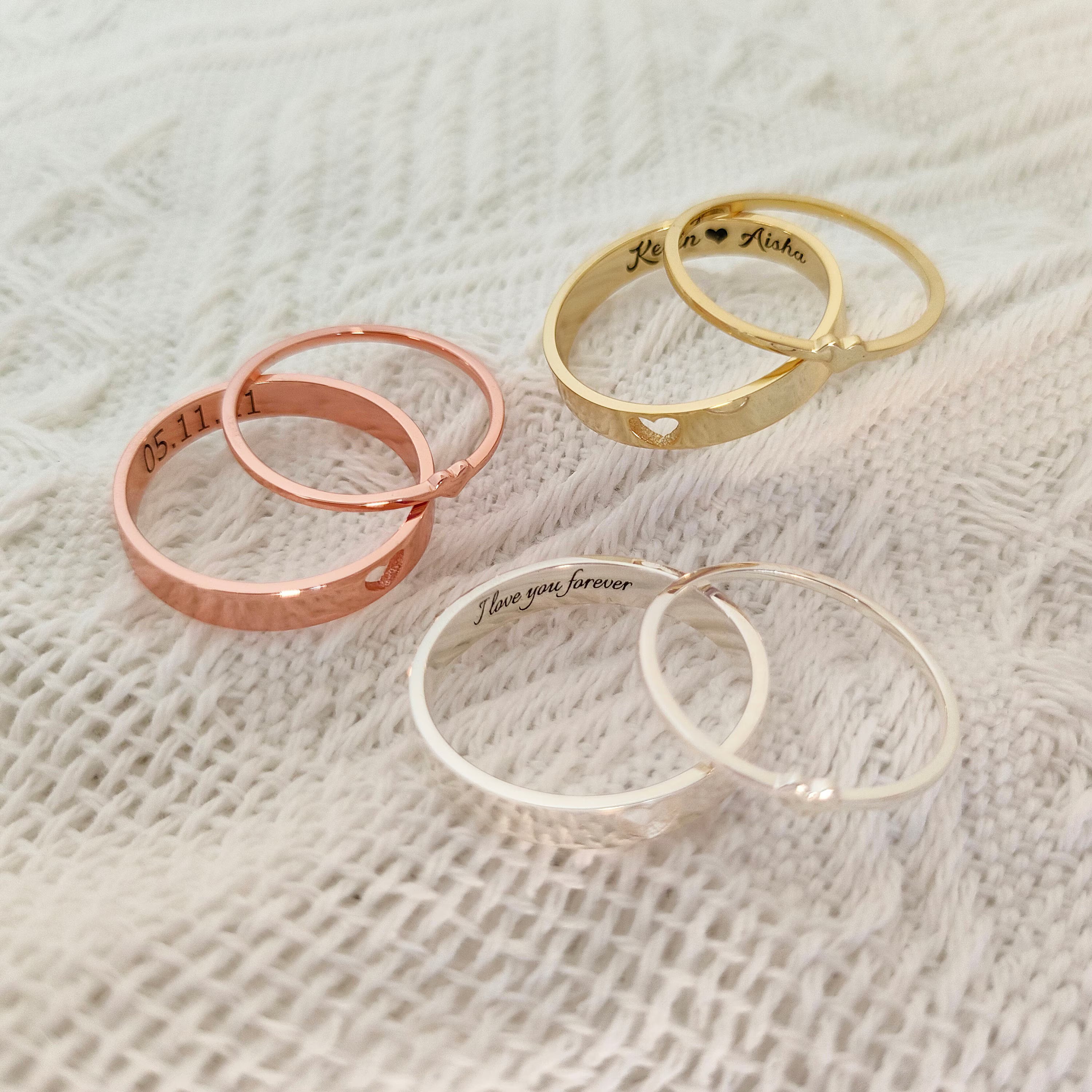 Personalised Couple Ring