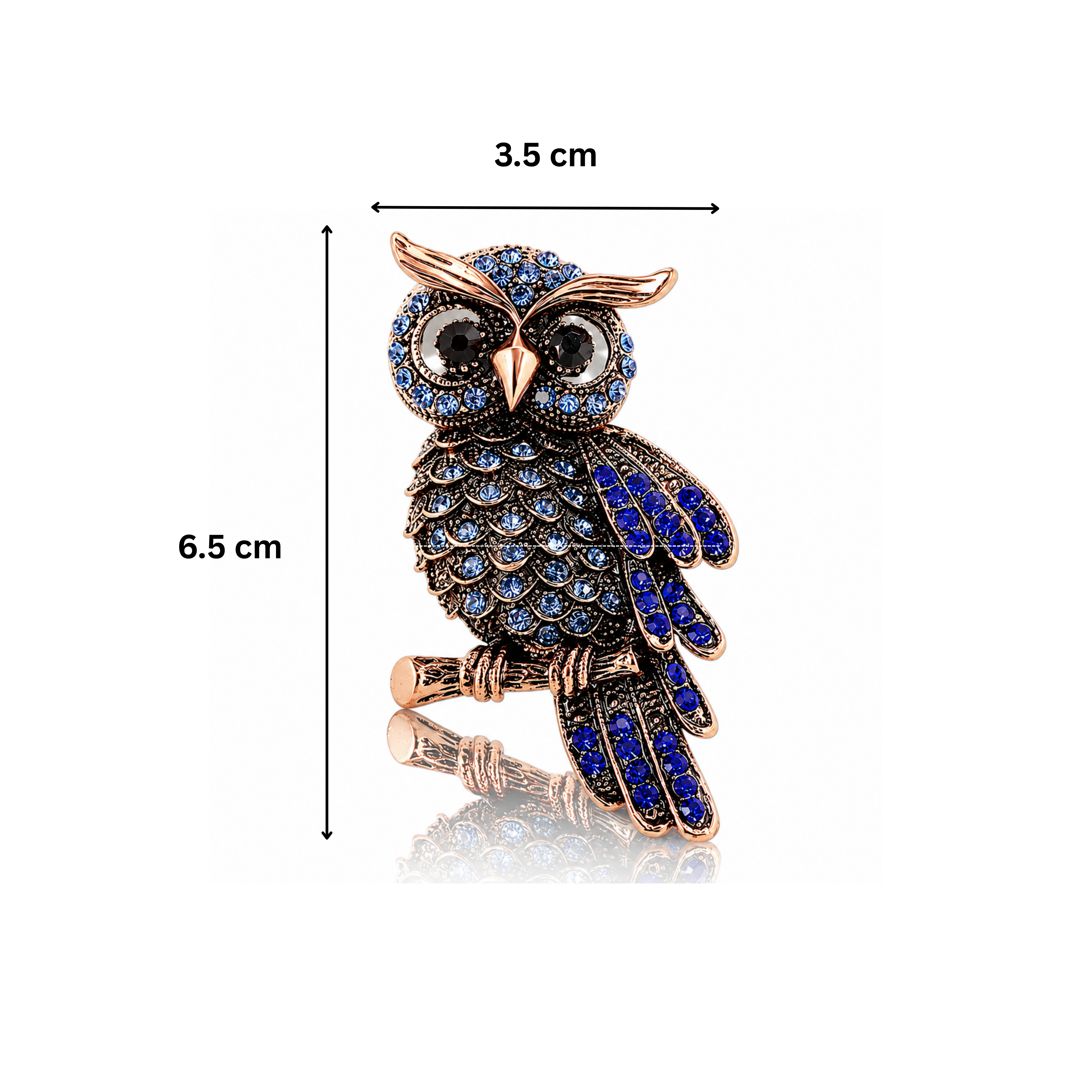 Midnight Owl Brooch