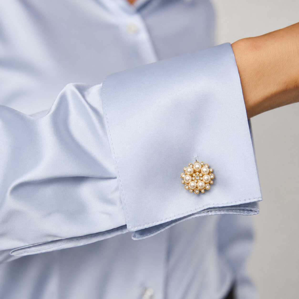 Royale Blossom Button Cover