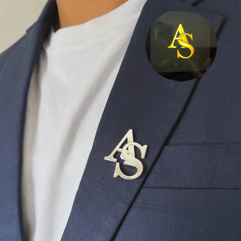 Personalised Monogram Brooch