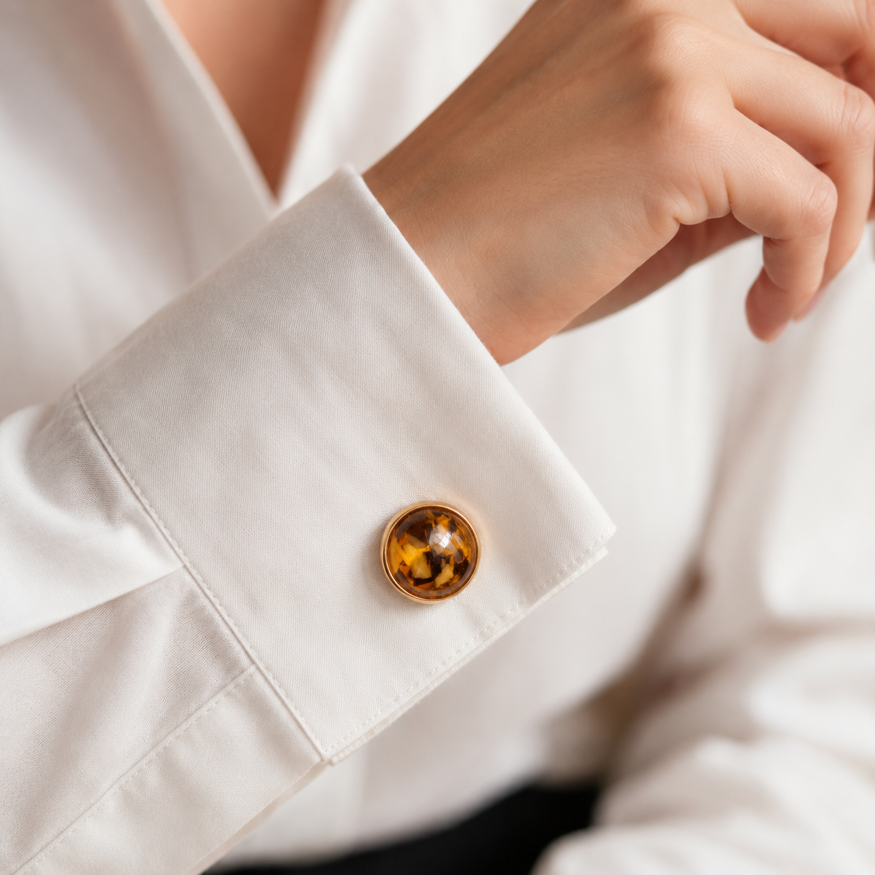Honey Dome Button Cover