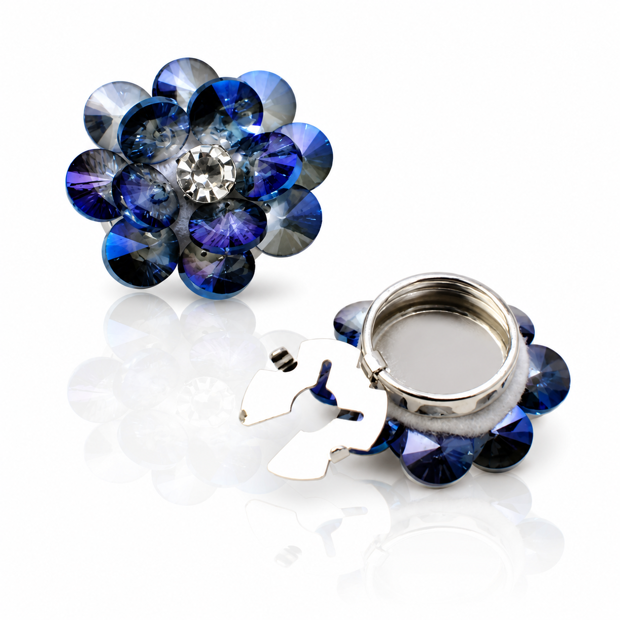 Twilight Bloom Button Cover