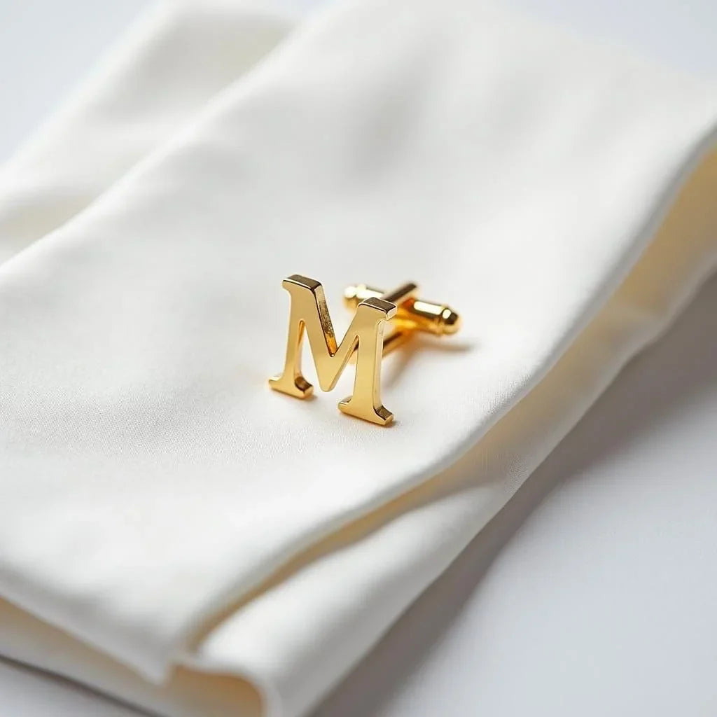 Single Initial Cufflink 2