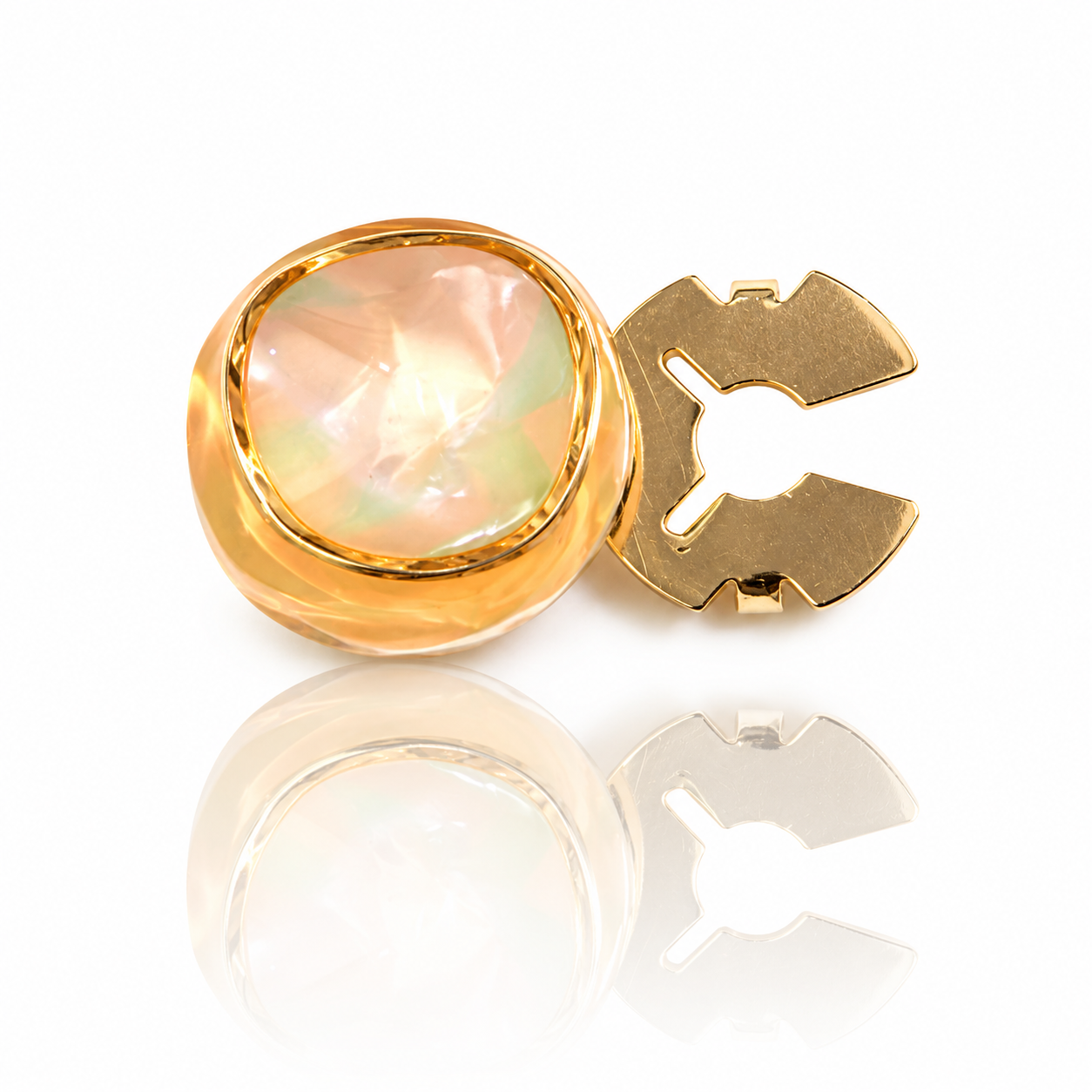 Golden Peach Button Cover