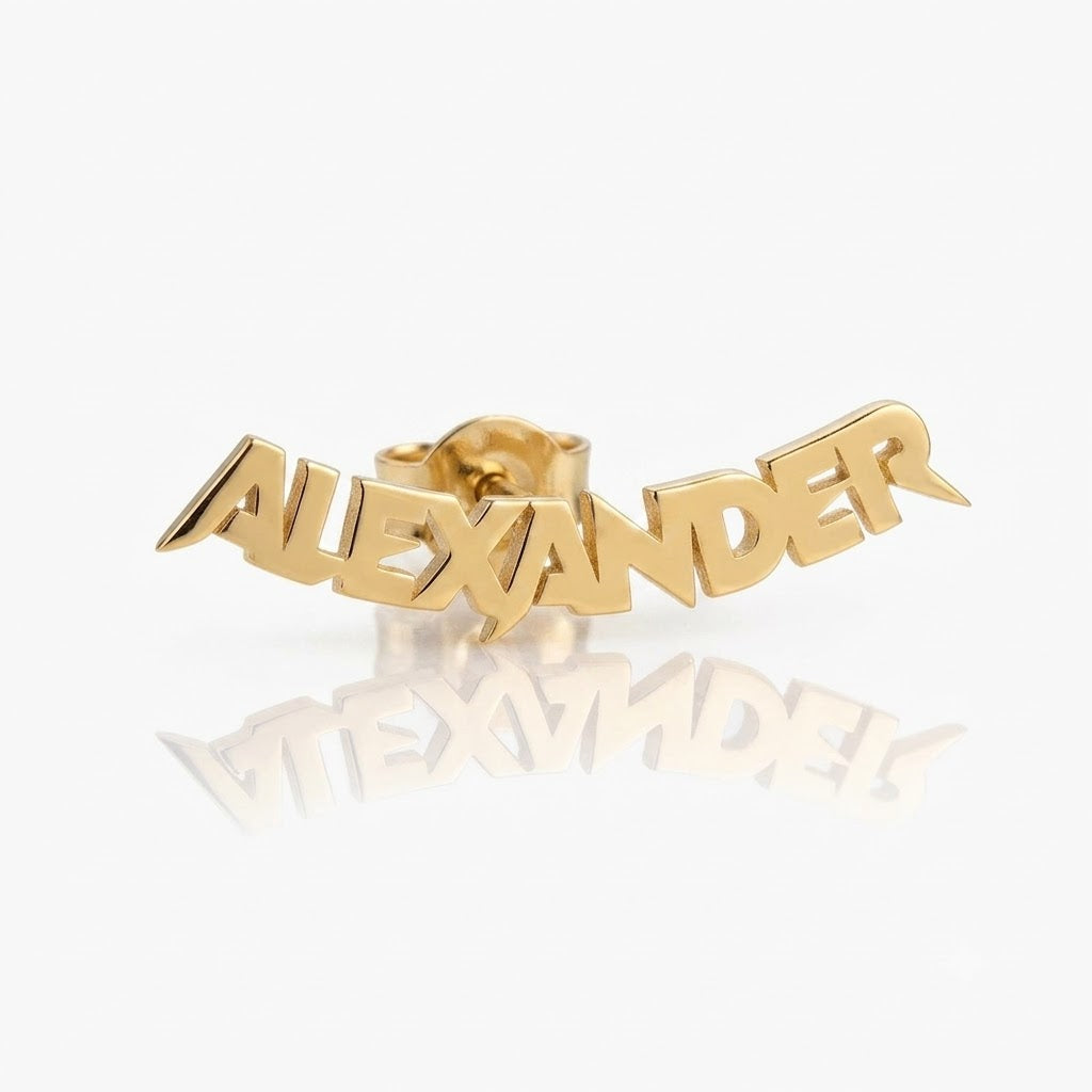 Personalised Name Earrings