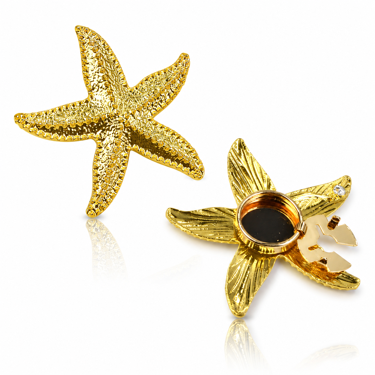 Golden Tide Starfish Button Cover