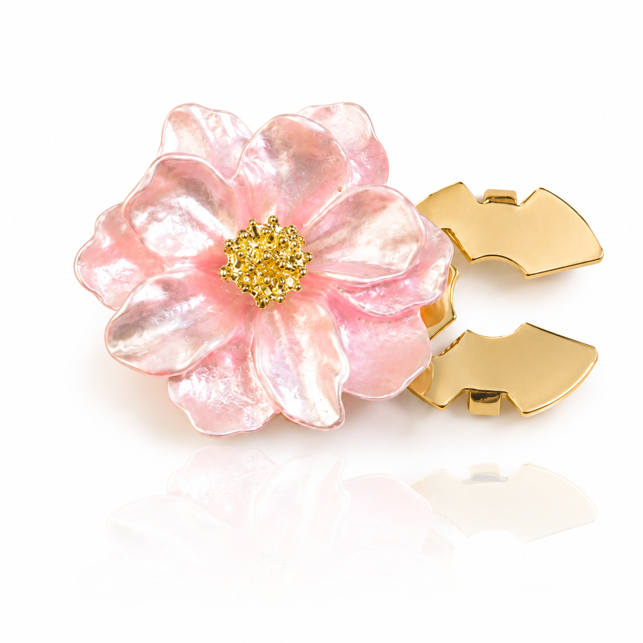 Rosewater Petal Button Cover